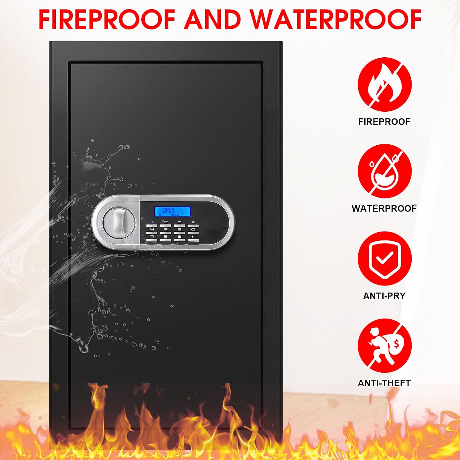 Огнестойкий сейф для домашних  – обзор и цена Fire Safe Document